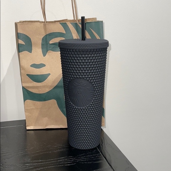 Starbucks Matte Black Studded Tumbler